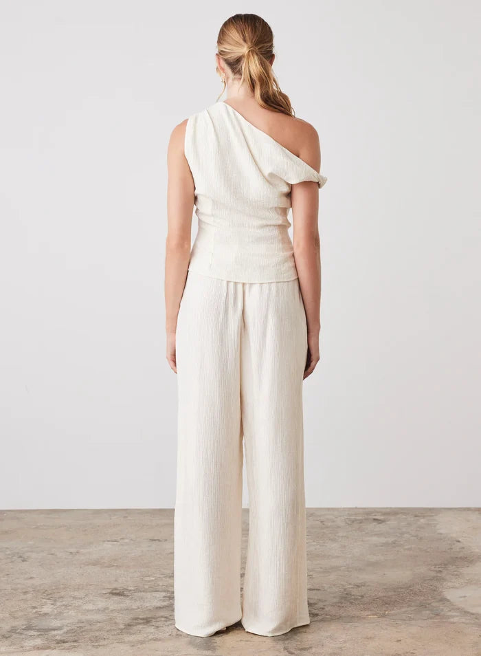 Esmaee View Blouse - Cream Crinkle Apparel > Women > Clothing > Shirts & Tops > Blouses > Casual Blouses > Esmaee Hyde Boutique