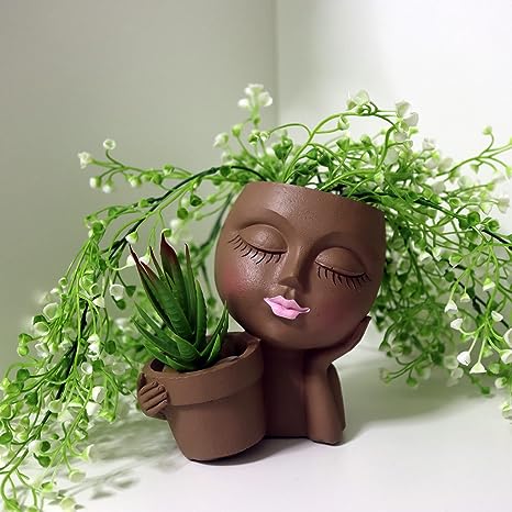Face Flower Pot Planter