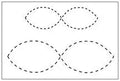 Figure 8 3"x10" and 5"x14" Quilt Stencil