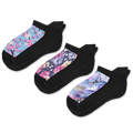Viasox Flower Power Ankle Socks Bundle 3-Pack front view