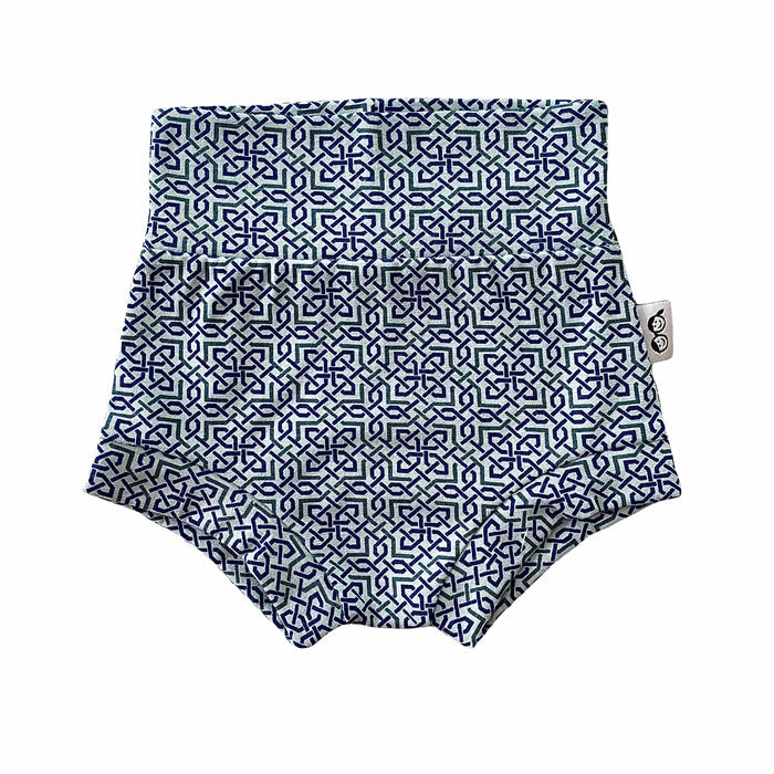Geometric Tile Blue Bummies