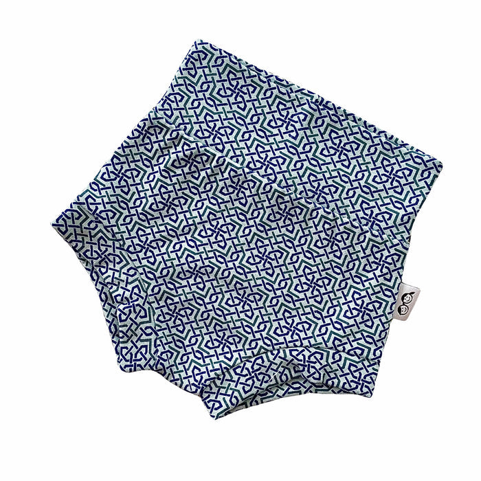Geometric Tile Blue Bummies