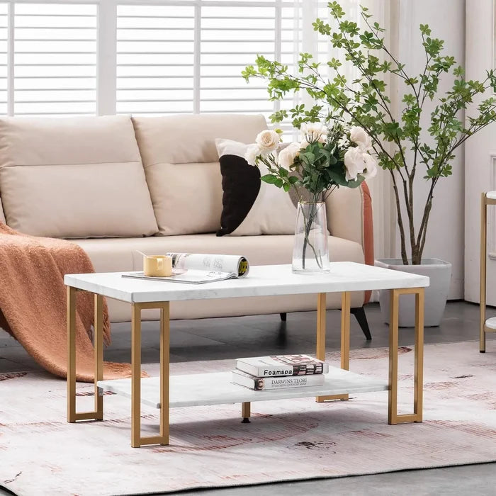 Gould Marble Coffee Table Canva Home