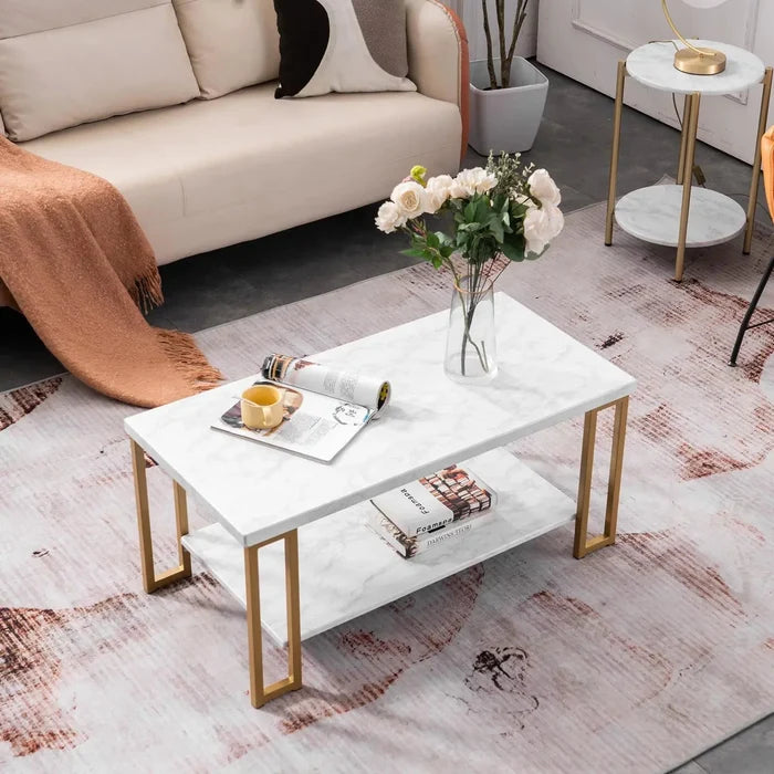 Gould Marble Coffee Table Canva Home