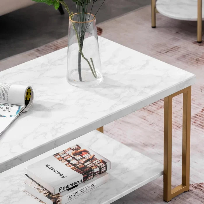 Gould Marble Coffee Table Canva Home