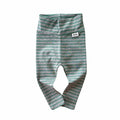 Green Stripes Leggings