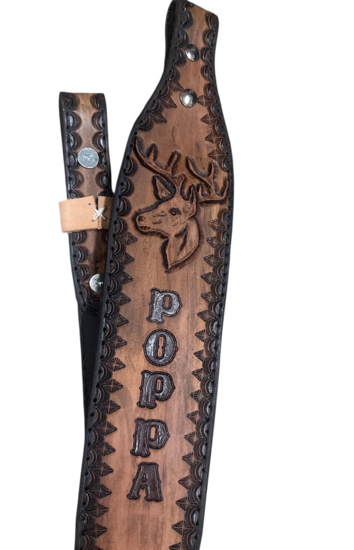 Hand tooled sling