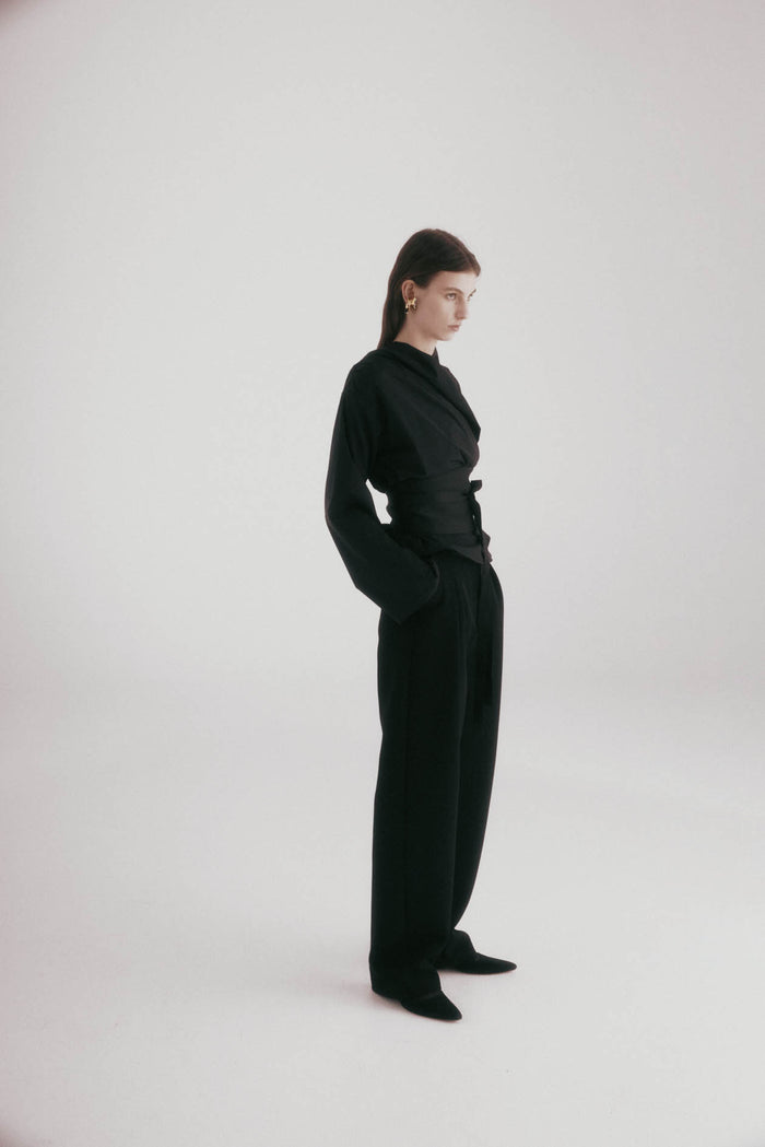 Harris Tapper Long Sleeve Chaimberlain Top - Black Apparel > Women > Clothing > Tops > Long Sleeve Tops > Harris Tapper Hyde Boutique