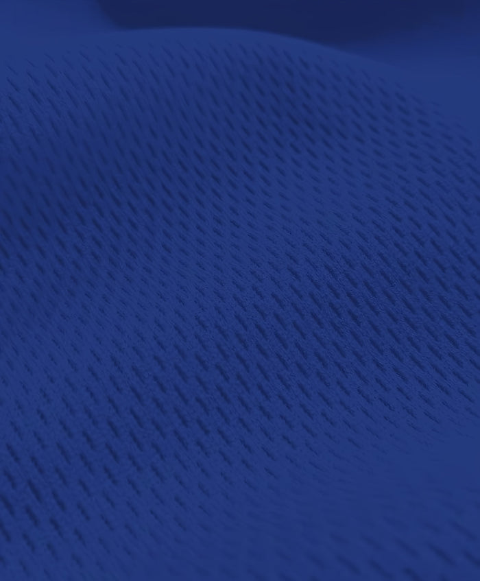 Heavy Sports Mesh Activewear Jersey Fabric / Royal Blue / Sold by The Yard