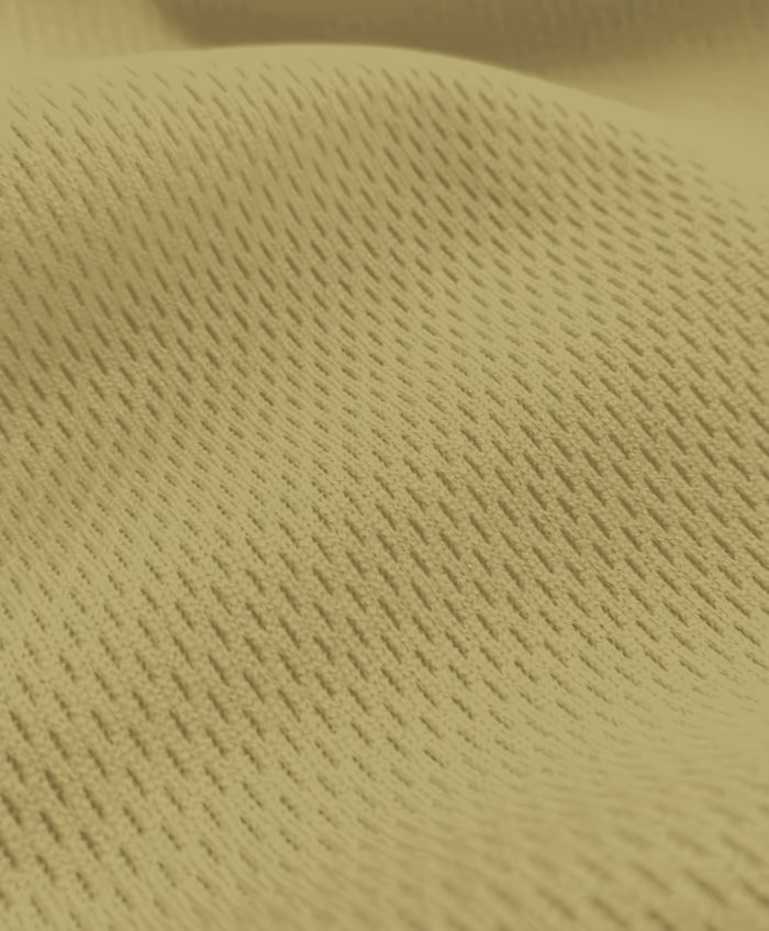 Heavy Sports Mesh Activewear Jersey Fabric / Vegas Gold / Sold By The Yard