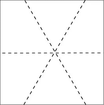 Hexagon Lines 14" Quilt Stencil