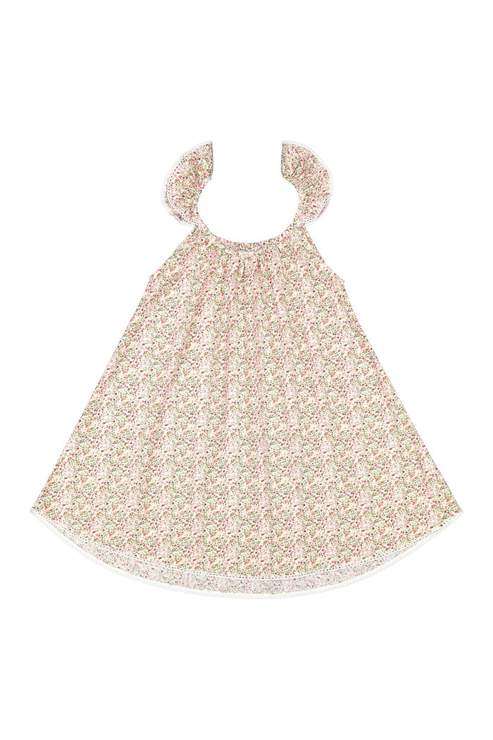 Piyama Indah Wing Nightie - Floret Pink + Trim — view 3