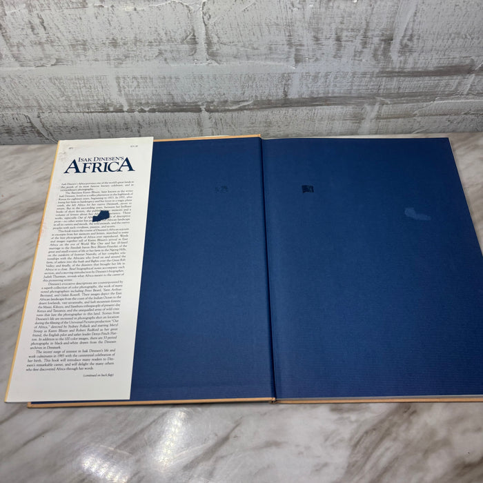 Isak Dinesen's Africa Images of the Wild Continent Hardcover Book