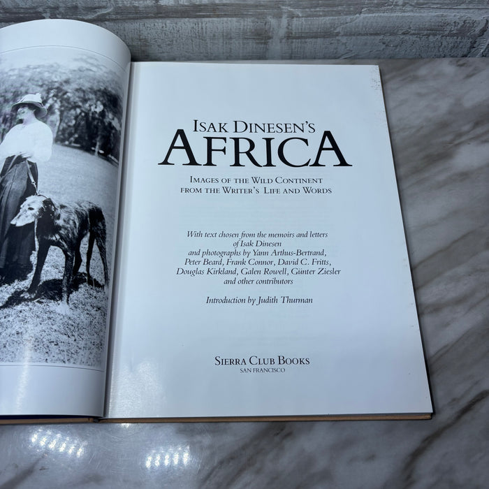 Isak Dinesen's Africa Images of the Wild Continent Hardcover Book