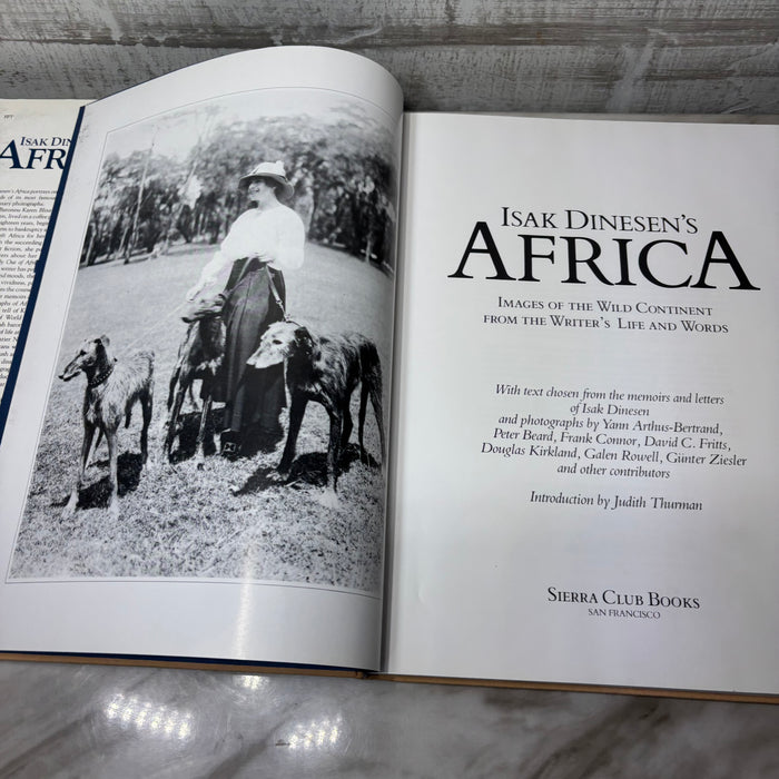 Isak Dinesen's Africa Images of the Wild Continent Hardcover Book