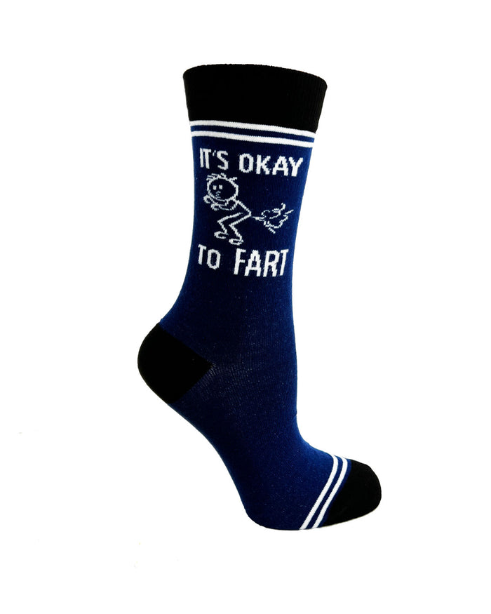 It’s Okay to Fart - Hey Now Unisex Crew Socks