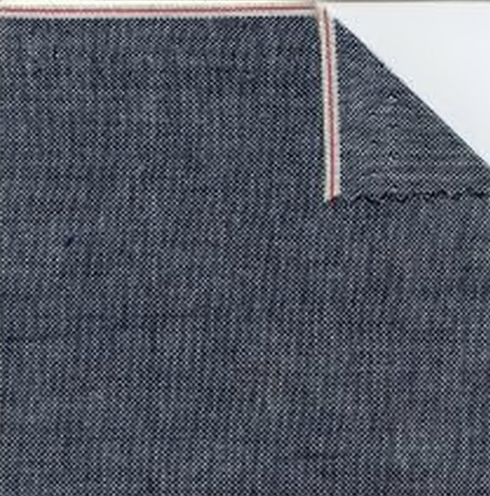 Japanese Selvedge Oxford Denim Fabric 5oz Indigo (Japan Yoshiwa)