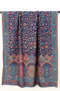 Kani Shawl Kashmiri wool classic wrap shawl, front view