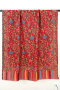 Kani Shawl Kashmiri wool gifting shawl, front view
