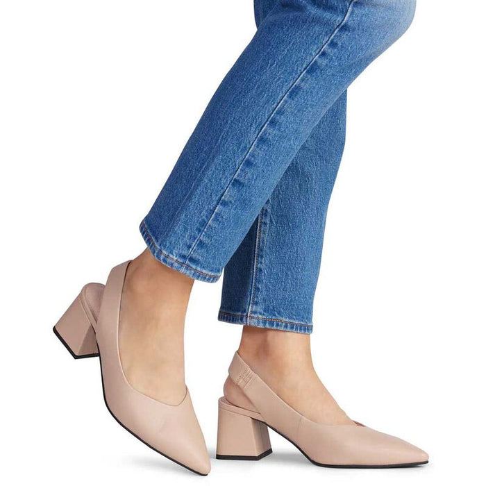 Kathryn Wilson Liz Sling Back - Nude Calf Hyde Boutique