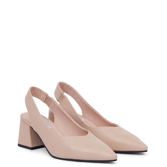 Kathryn Wilson Liz Sling Back - Nude Calf Hyde Boutique