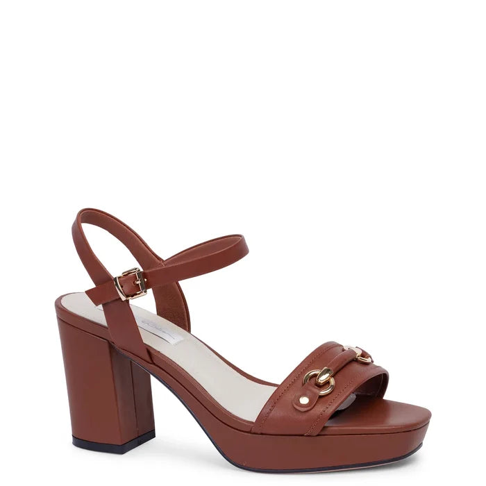 Kathryn Wilson Olivia Heel - Walnut Calf Hyde Boutique