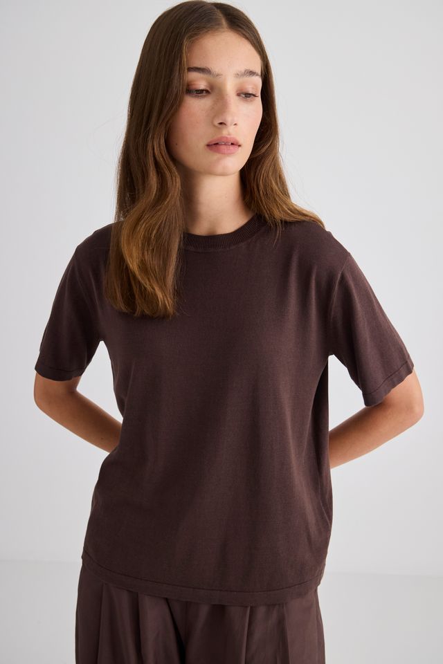 Laing Noor Knit - Chocolate Hyde Boutique