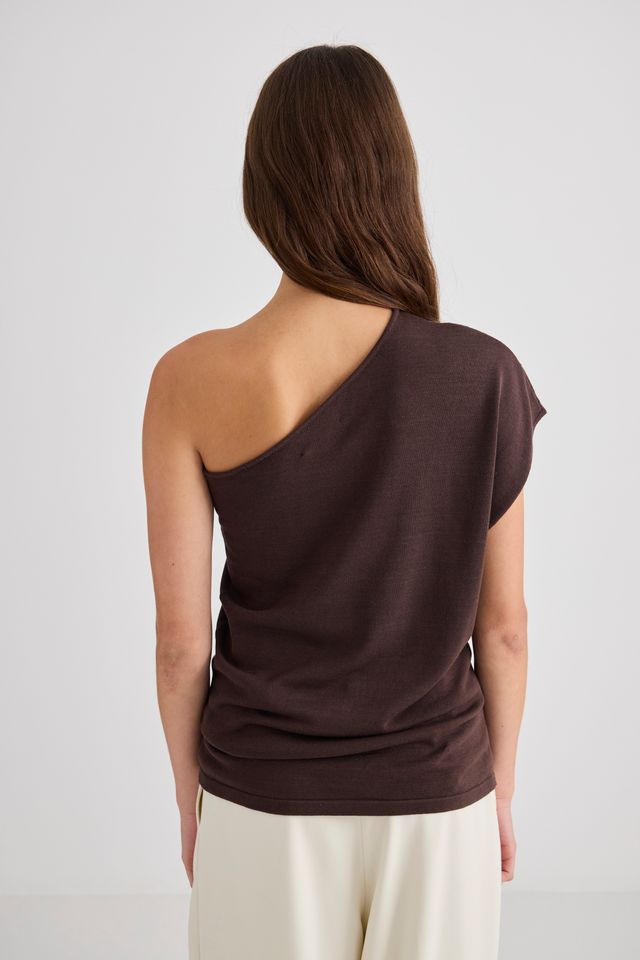 Laing Signe Top - Chocolate Hyde Boutique