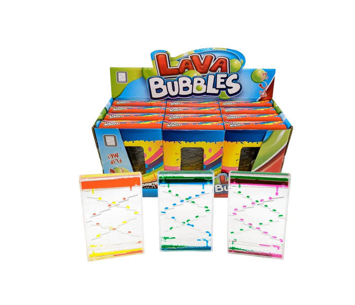 Lava Bubbles Rectangle Two Color Water Timer