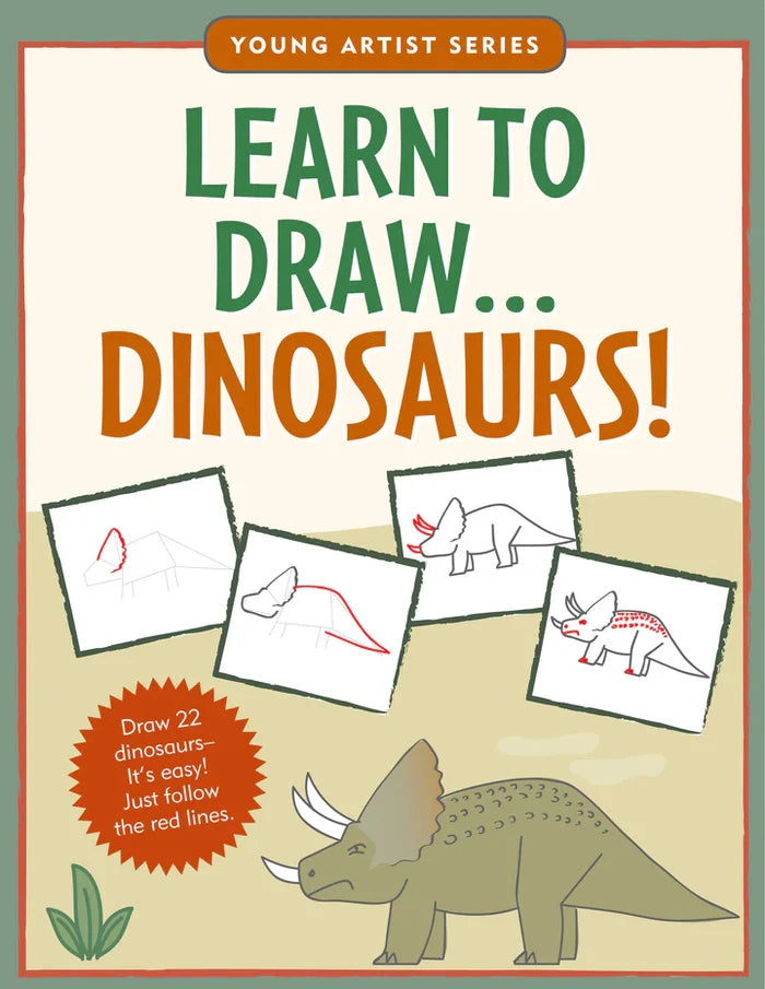 Learn To Draw Dinosaurs Book