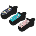 Viasox Live Laugh Snoopy Ankle Socks Bundle 3-Pack front view