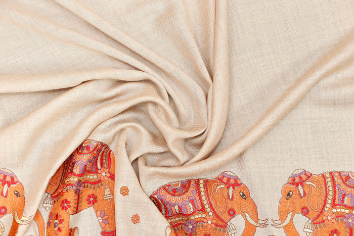 Machine Embroidery 4 Border Shawl – Everyday Embroidered Shawl