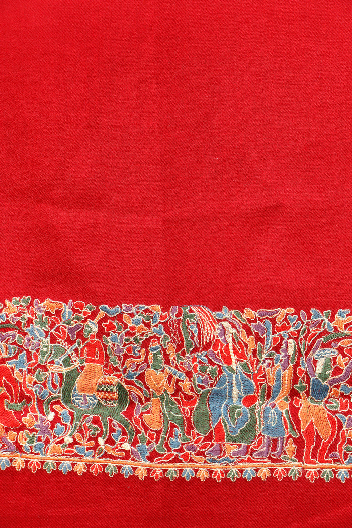 Machine Embroidery 4 Border Shawl – Versatile Daily Wear Shawl