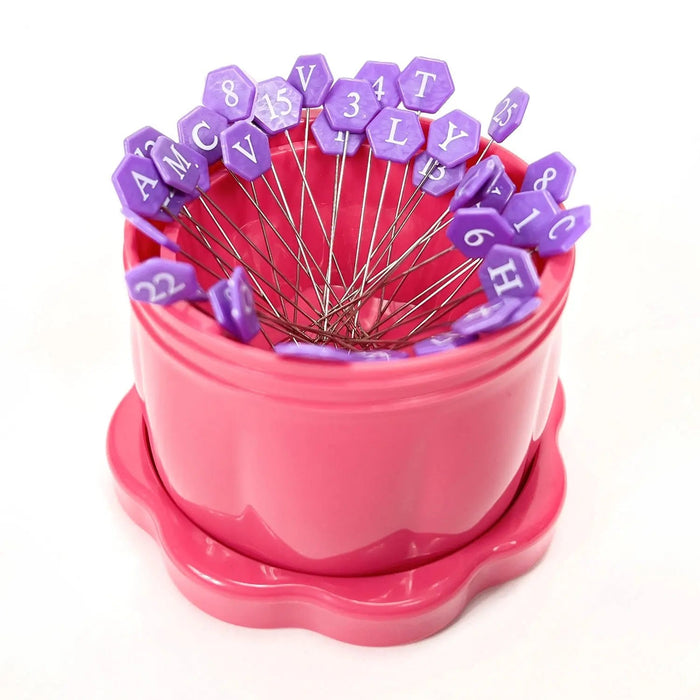 Magnetic Pin Cup Large Fortune Fuchsia
