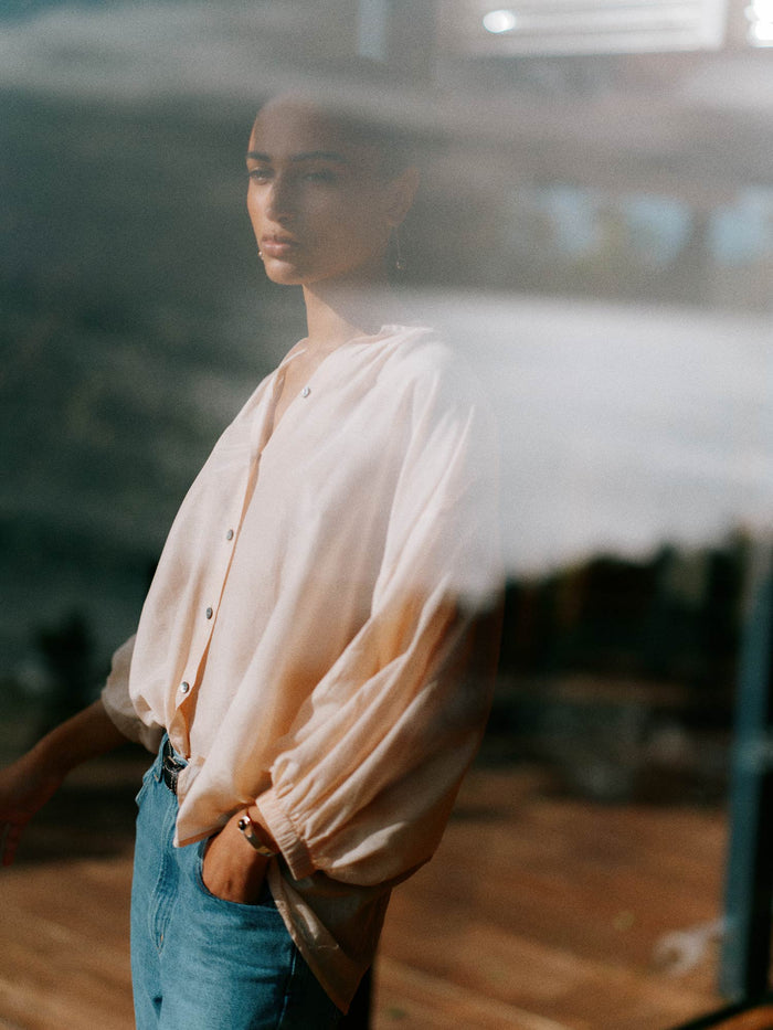 Mahsa Everyday Blouse - Blush Hyde Boutique