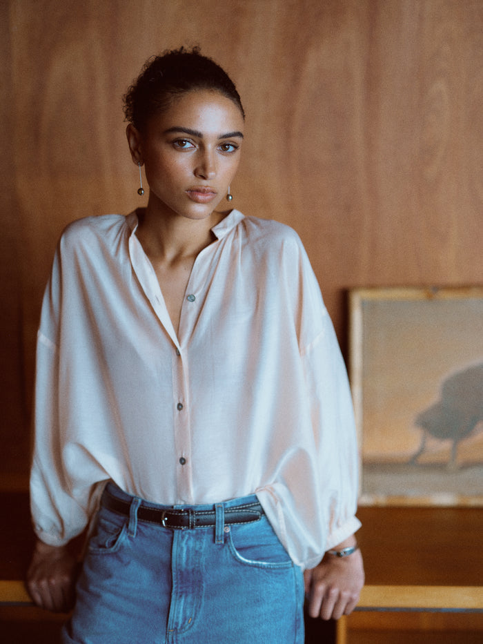 Mahsa Everyday Blouse - Blush Hyde Boutique
