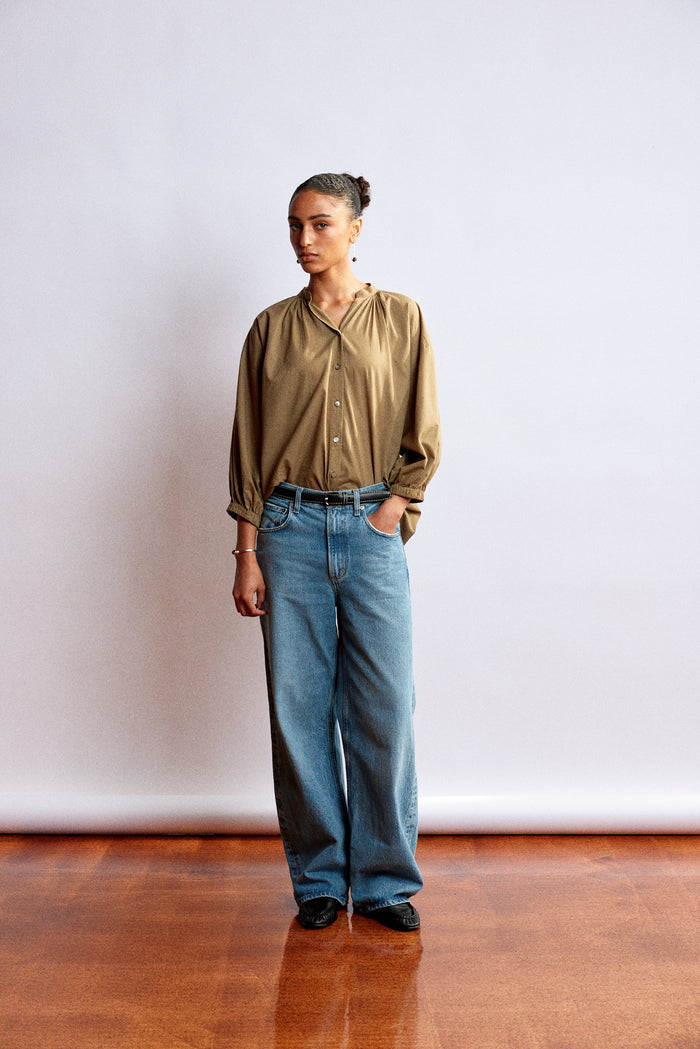 Måhsa Everyday Blouse - Kelp Hyde Boutique