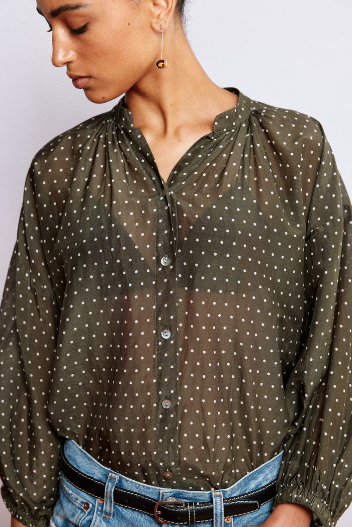 Mahsa Everyday Blouse Polka Dot - Tank Hyde Boutique