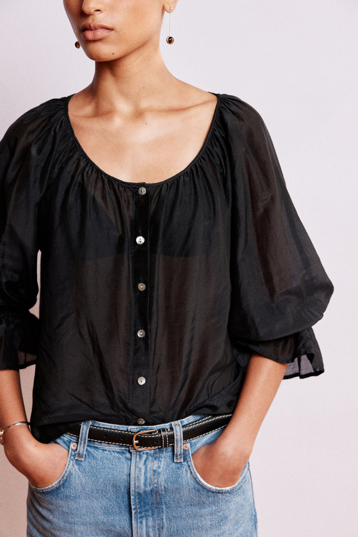 Måhsa House Bon Blouse - Black Hyde Boutique