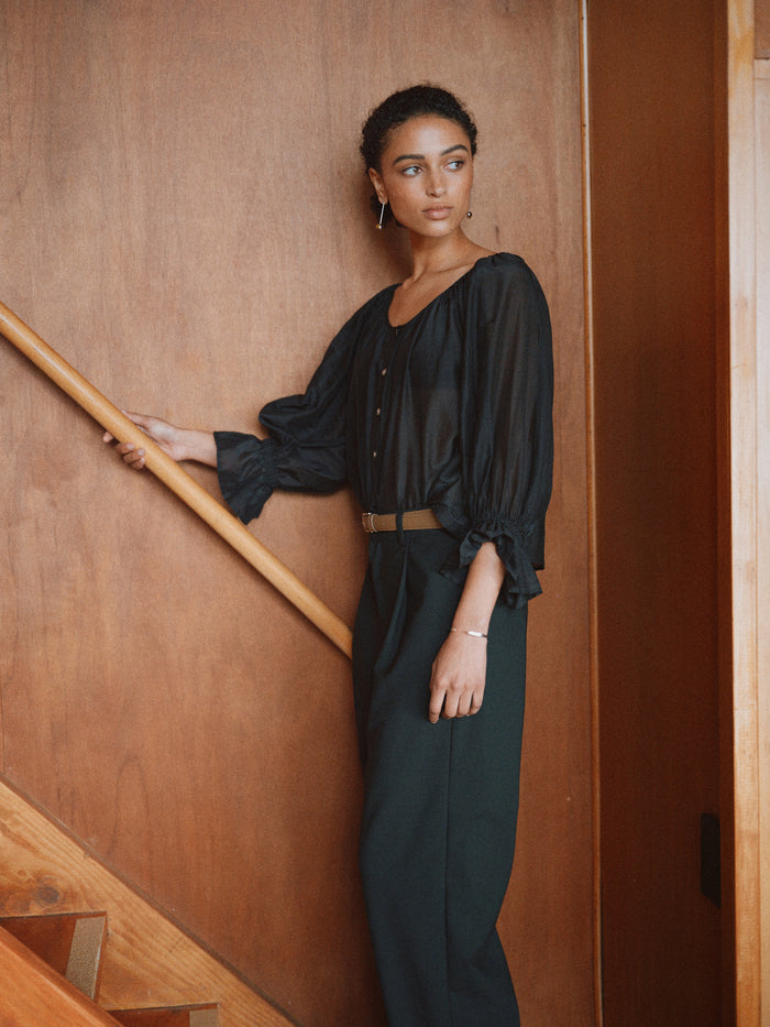 Måhsa House Bon Blouse - Black Hyde Boutique