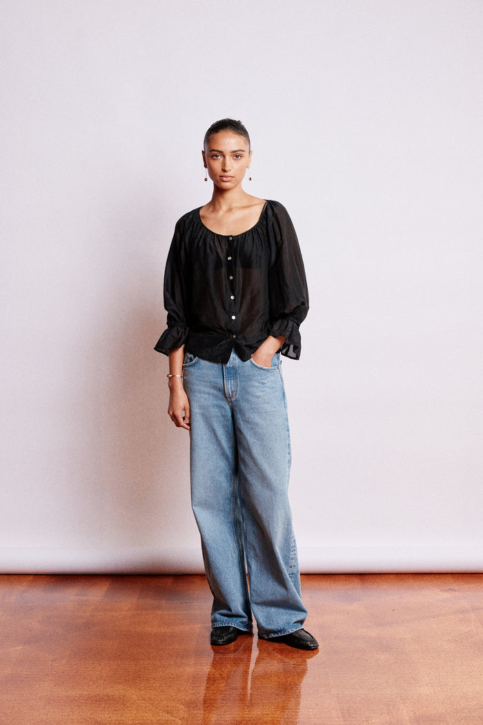 Måhsa House Bon Blouse - Black Hyde Boutique
