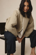 Marle Agnes Reversible Jacket - Putty/Sage Green Hyde Boutique