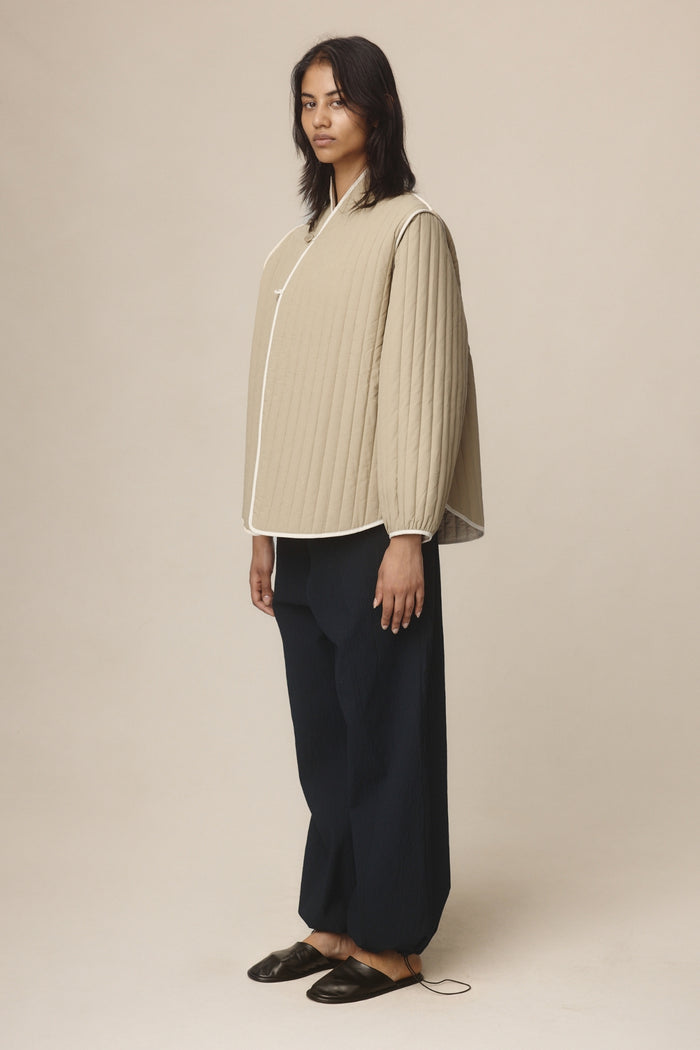 Marle Agnes Reversible Jacket - Putty/Sage Green Hyde Boutique
