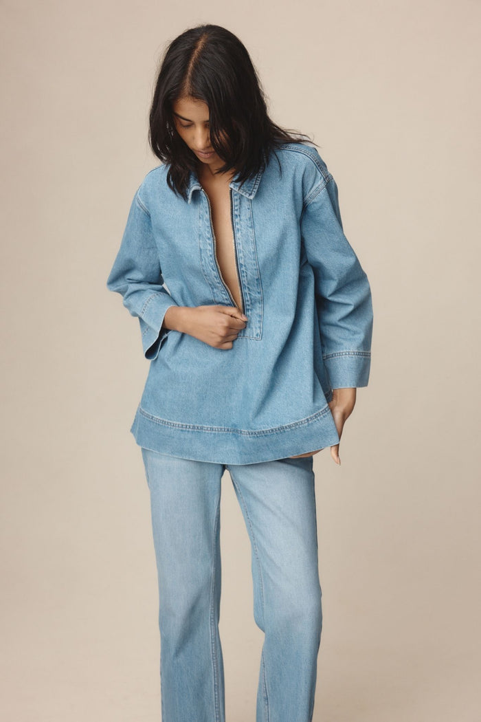 Marle Fior Shirt - Classic Wash Hyde Boutique