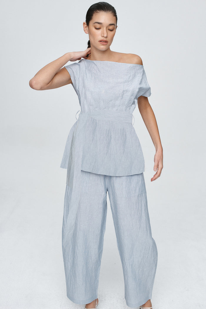 Marle Jude Top - Bleu Stripe Apparel > Women > Clothing > Shirts & Tops > Tops > Casual Tops > Marle Hyde Boutique