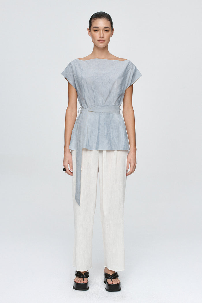 Marle Jude Top - Bleu Stripe Apparel > Women > Clothing > Shirts & Tops > Tops > Casual Tops > Marle Hyde Boutique