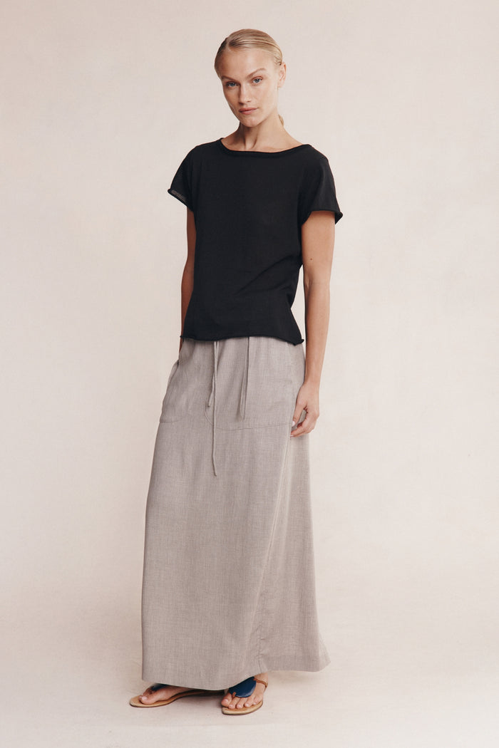 Marle Lill Knit Tee - Black Hyde Boutique