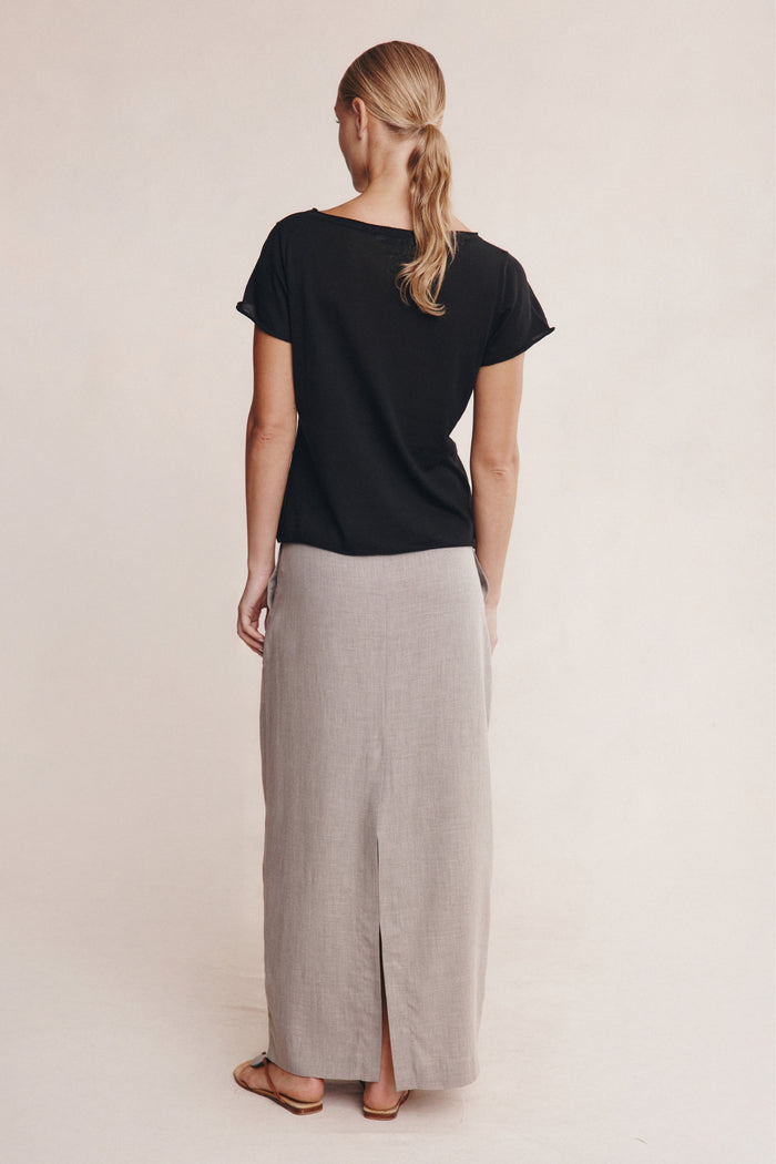 Marle Lill Knit Tee - Black Hyde Boutique