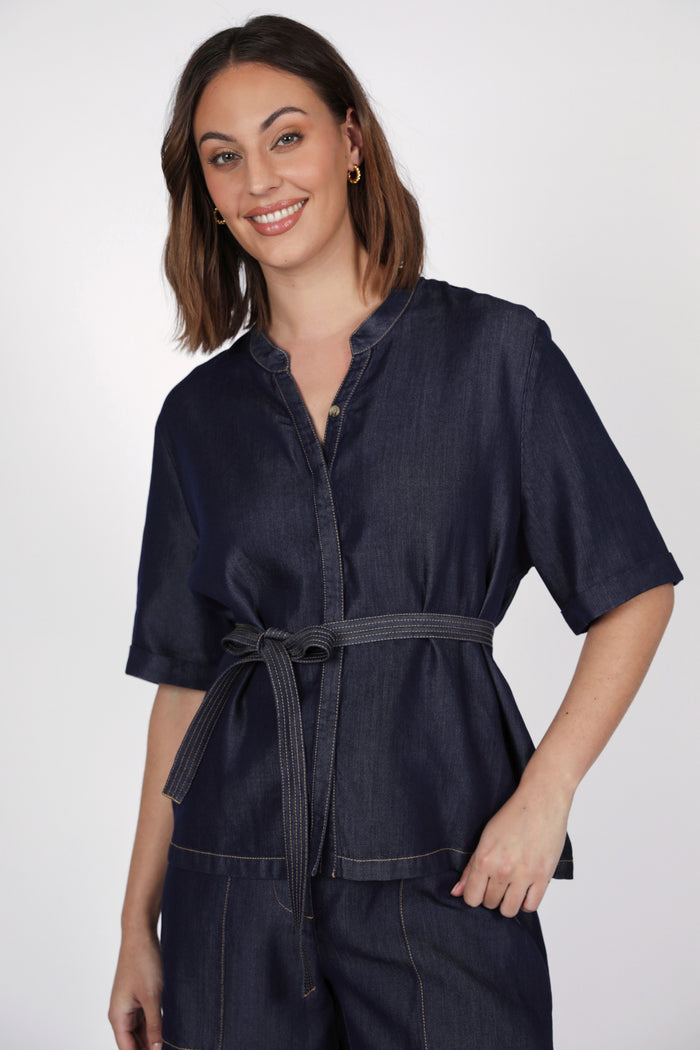 Marlow Axis Top - Indigo Hyde Boutique