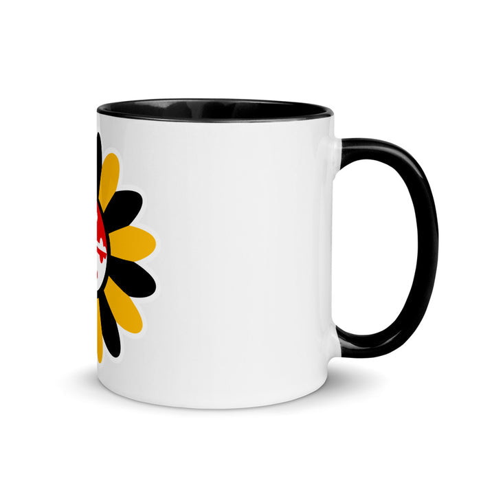 Maryland Power Flower, Mug with Color Inside, 11 oz.